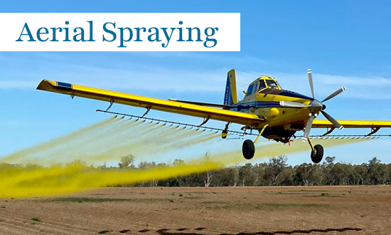 The efficient application of pesticides, herbicides or fertilizers to agriculture areas.